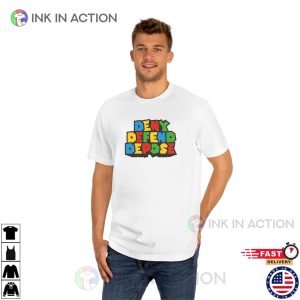 Deny Defend Depose Super Mario World Luigi Tee