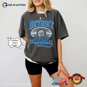 Detroit Football Since 1929 Retro Style Comfort Color Tee