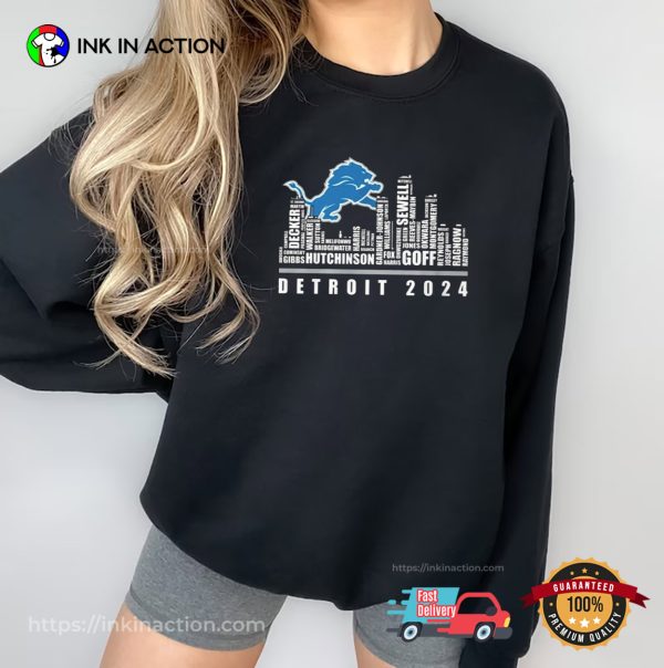 Detroit Lions 2024 City Football T-shirt