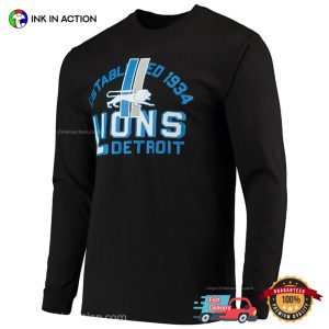 Detroit Lions Motor City Football T shirt 2