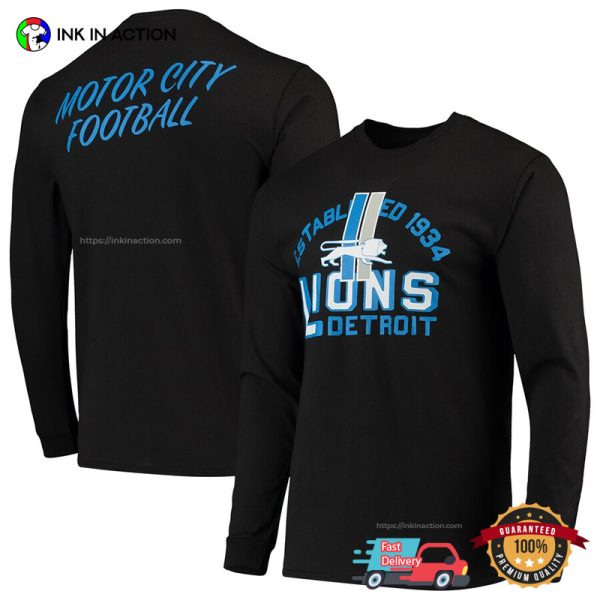 Detroit Lions Motor City Football T-shirt