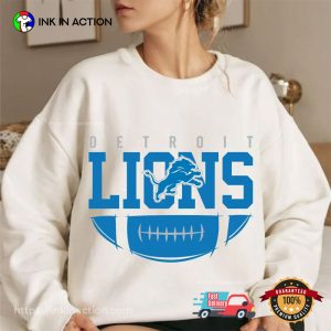 Detroit Lions NFL Football Team Logo T shirt 3