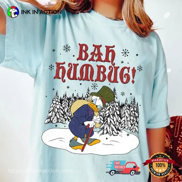 Disney Christmas Mcduck Bah Humbug Comfort Colors T-shirt