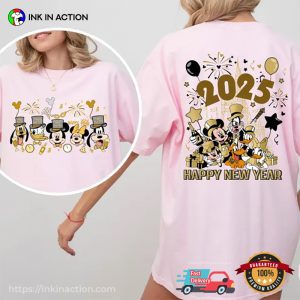 Disney Happy New Year 2025 Comfort Colors Shirt 2