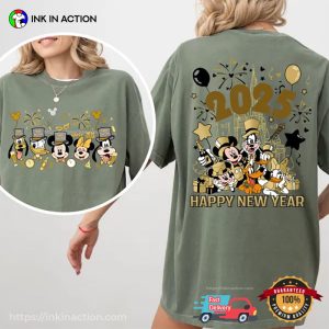 Disney Happy New Year 2025 Comfort Colors Shirt