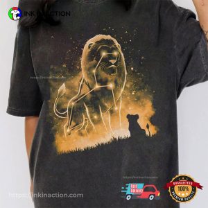 Disney Mufasa The Lion King constellation Comfort Colors Tee 3