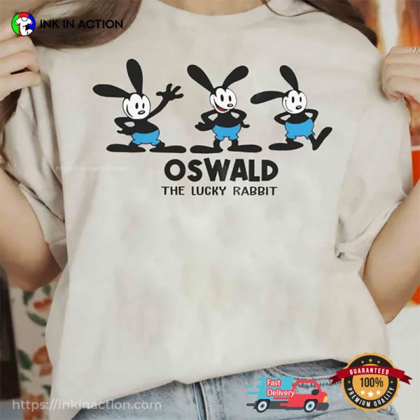 Disney Oswald The Lucky Rabbit Portrait Comfort Colors T-shirt