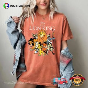 Disney The Lion King Group Characters Comfort Colors Tee 3