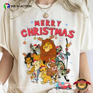 Disney The Lion King Merry Christmas Shirt 3