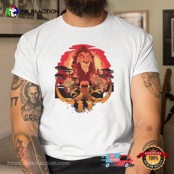 Disney The Lion King Villains Scar & The Hyenas Shirt