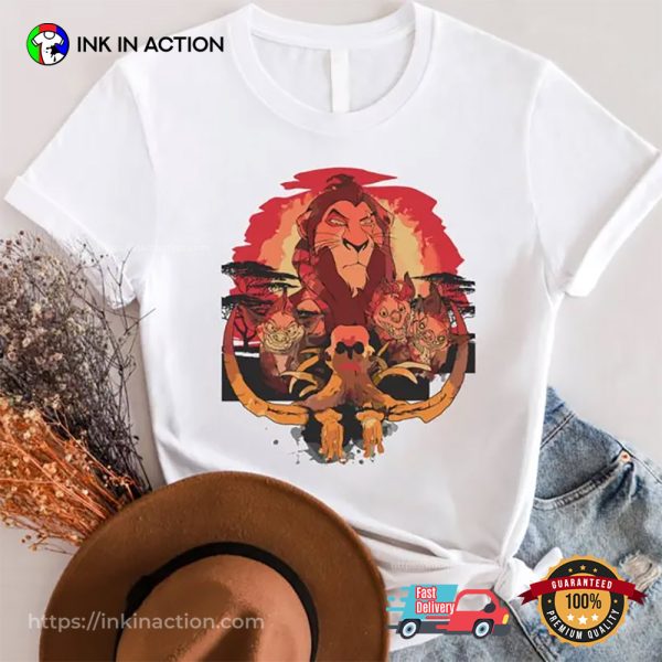 Disney The Lion King Villains Scar & The Hyenas Shirt