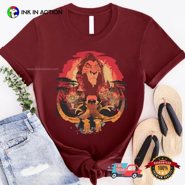 Disney The Lion King Villains Scar & The Hyenas Shirt