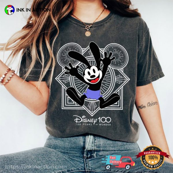 Disney Wonder Oswald The Lucky Rabbit Comfort Colors Tee