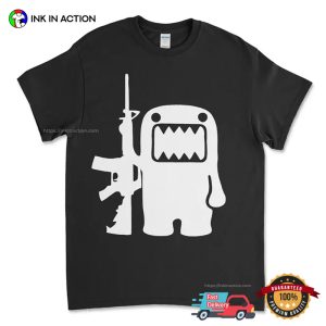 Domo Kun AK47 Gun Arm T shirt 3