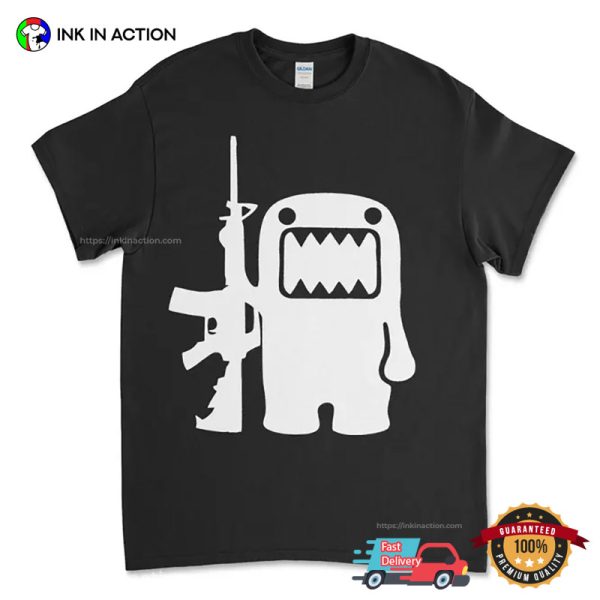 Domo Kun AK47 Gun Arm T-shirt