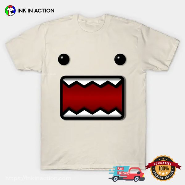 Domo Kun Face Funny T-shirt