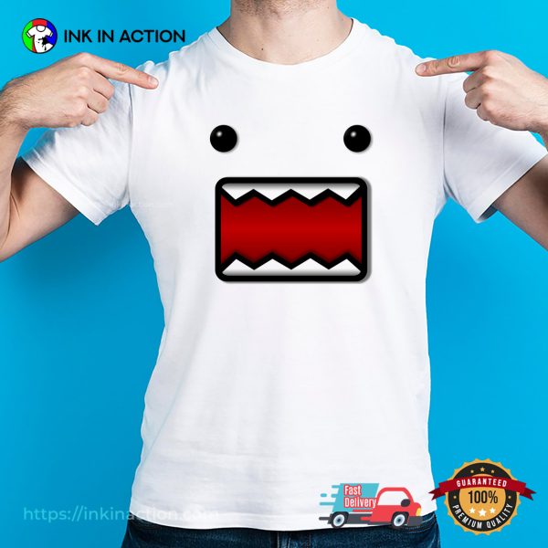 Domo Kun Face Funny T-shirt