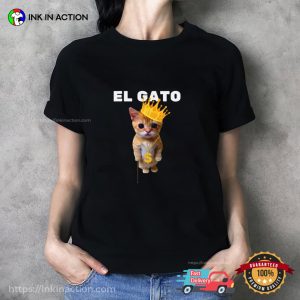 El Gato Meme Sad Crying Cat Munchkin Kitty Meme T-shirt