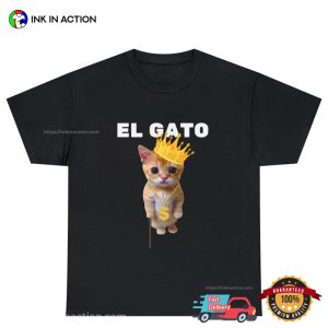 El Gato Meme Sad Crying Cat Munchkin Kitty Meme T-shirt