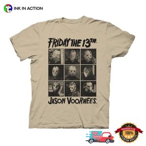 Friday the 13th Jason Voorhees Retro Graphic T shirt 2