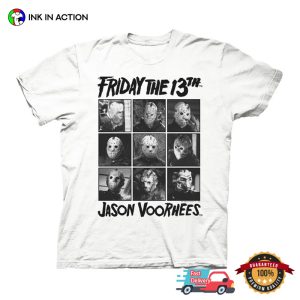 Friday the 13th Jason Voorhees Retro Graphic T shirt 3