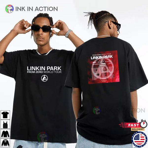 From Zero World Tour 2025 Linkin Park Concert 2 Sided T-shirt