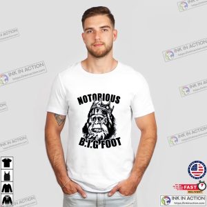 Funny Notorious Bigfoot Unisex Vintage T shirt 3