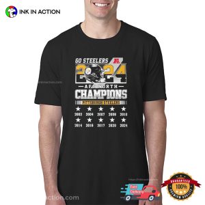 Go Steelers AFC North Champions 2024 T-shirt