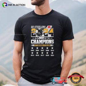 Go Steelers AFC North Champions 2024 T shirt 3