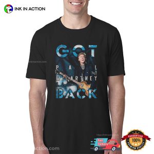 Got Back Tour 2024 Paul McCartney Concert T shirt 3