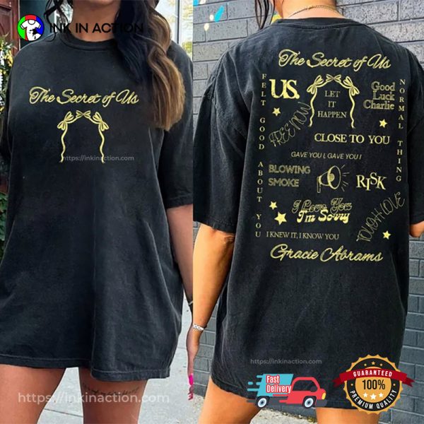 Gracie Abrams The Secret Of Us Album Songs Comfort Colors Tee