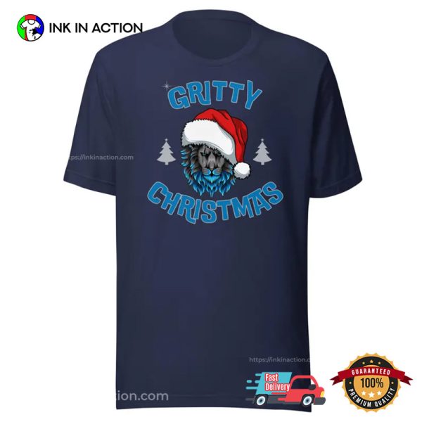 Gritty Christmas Detroit Lions T-shirt