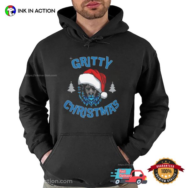 Gritty Christmas Detroit Lions T-shirt