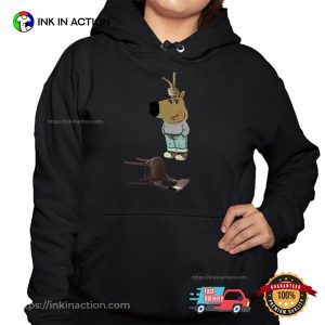 Hanging Chill Guy Meme Shirt 1