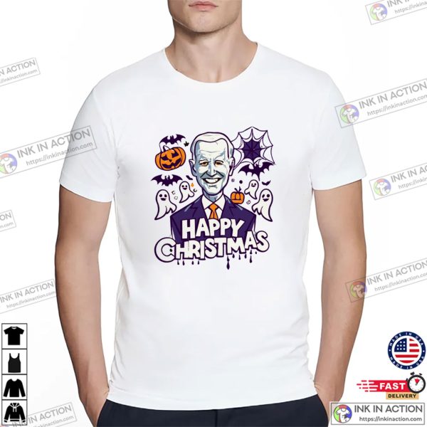 Happy Christmas Joe Biden Halloween T-shirt