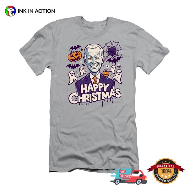 Happy Christmas Joe Biden Halloween T-shirt