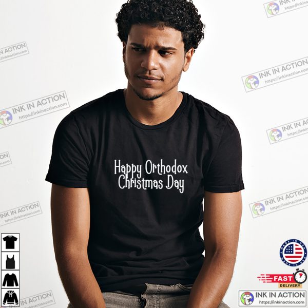 Happy Orthodox Christmas Day Churches T-shirt