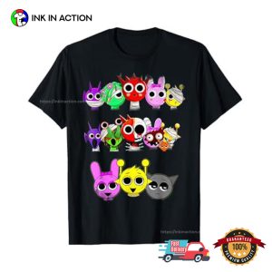 Horror Sprunki Beats Team T shirt 3