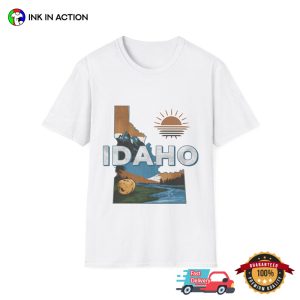 Idaho US State Urban 90s Style T shirt 2