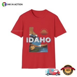 Idaho US State Urban 90s Style T shirt 3