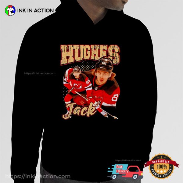 Jack Hughes New Jersey Devils Ice Hockey T-shirt