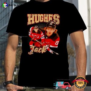 Jack Hughes New Jersey Devils Ice Hockey T shirt 3