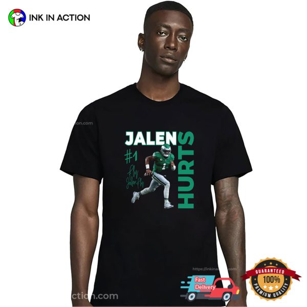 Jalen Hurst No1 Player Signature NFL Tee