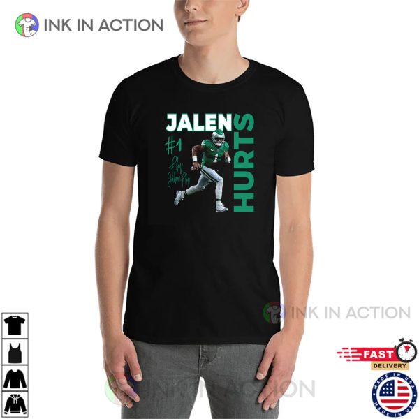 Jalen Hurst No1 Player Signature NFL Tee