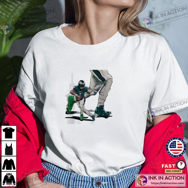 Jalen Hurts Philadelphia Eagles Football Art Tee