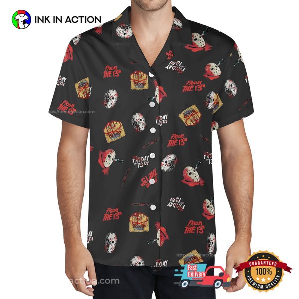 Jason Vorhees Camp Crystal Lake Friday The 13th Hawaiian Shirt