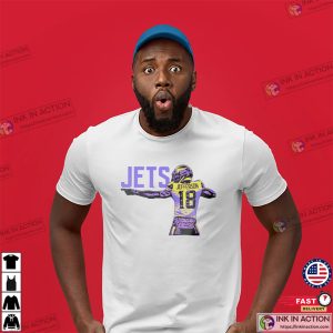 Jets Justin Jefferson Number 18 Minnesota Vikings Game Day Tee 3