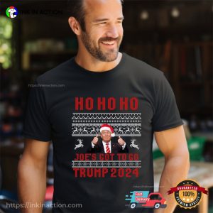 Joe's Got To Go Funny Christmas Trump 2024 T shirt 3