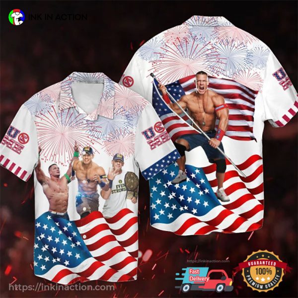 John Cena Independence Day Hawaiian Shirt