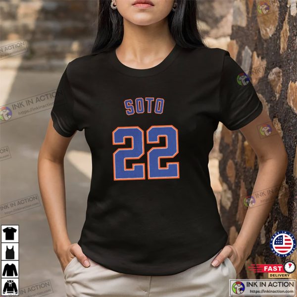 Juan Soto Number 22 New York Mets MLB T-shirt